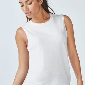 NWT Fabletics White Calliope Tank
